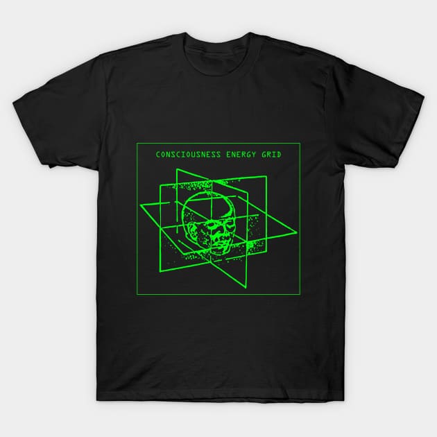 Consciousness Energy Grid T-Shirt by RAdesigns